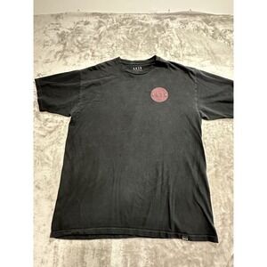 Krew‎ T-Shirt Men's Size Large Black Short Sleeve Crew Neck Logo Streetwear